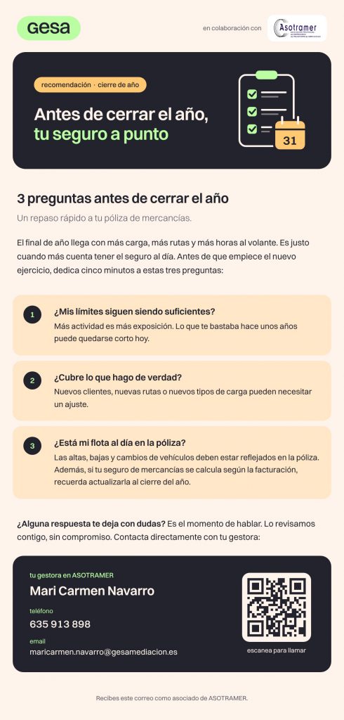asotramer gesa cierre año
